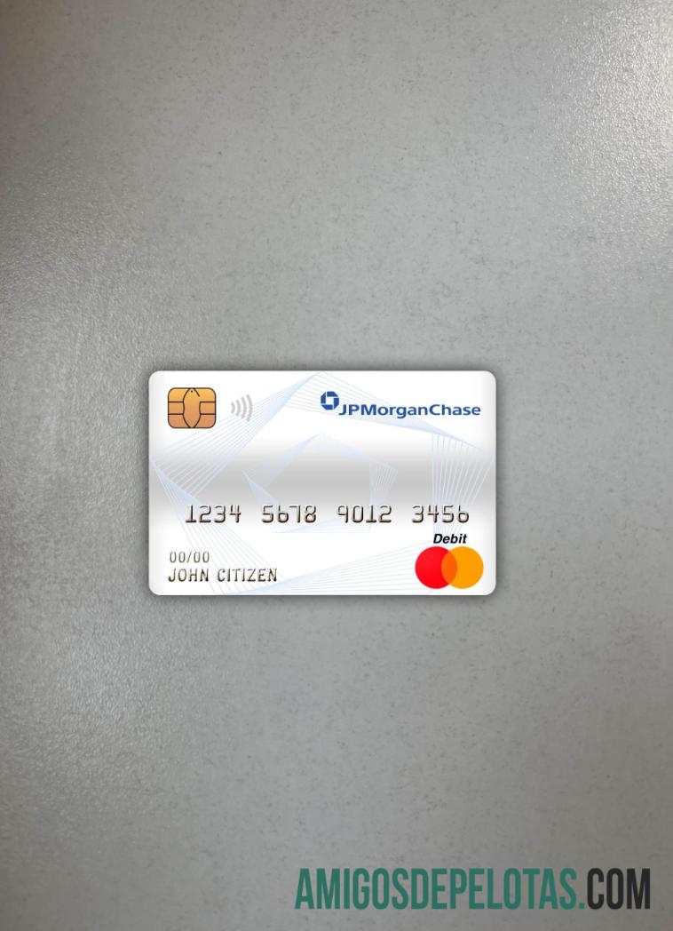 Canadá JP Morgan Chase Bank Master Cartão de Débito Photolook Front modelo